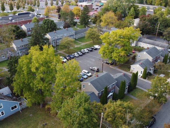 Parkside Vista Aerial View of Parking Area